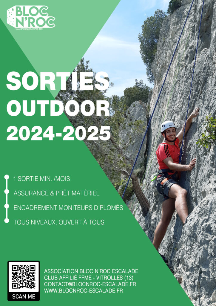 Nouvelle Affiche Promo Sorties Outdoor 2024 2025